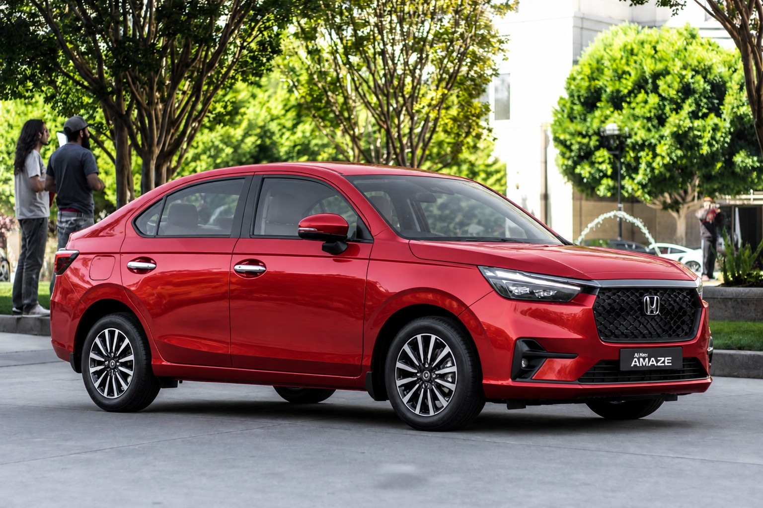 Honda All New Amaze, official three-quarter front view